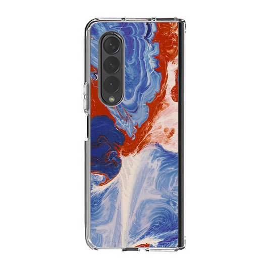 Mixed Paint Art Samsung Galaxy Z Fold 3 Case