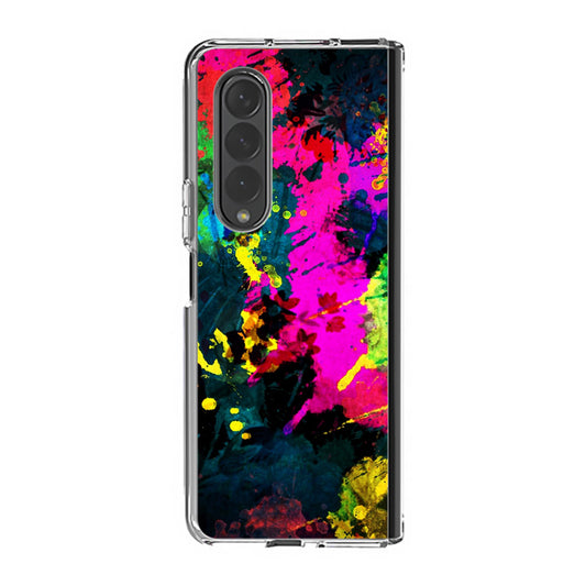 Mixture Colorful Paint Samsung Galaxy Z Fold 3 Case