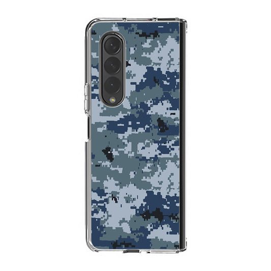 Navy Camo Samsung Galaxy Z Fold 3 Case