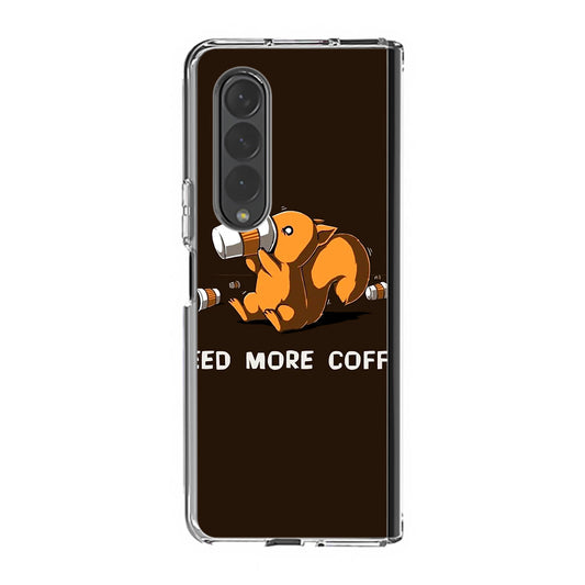 Need More Coffee Programmer Story Samsung Galaxy Z Fold 3 Case