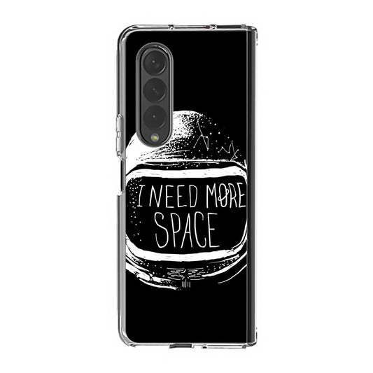 Never Date Astronout Samsung Galaxy Z Fold 3 Case