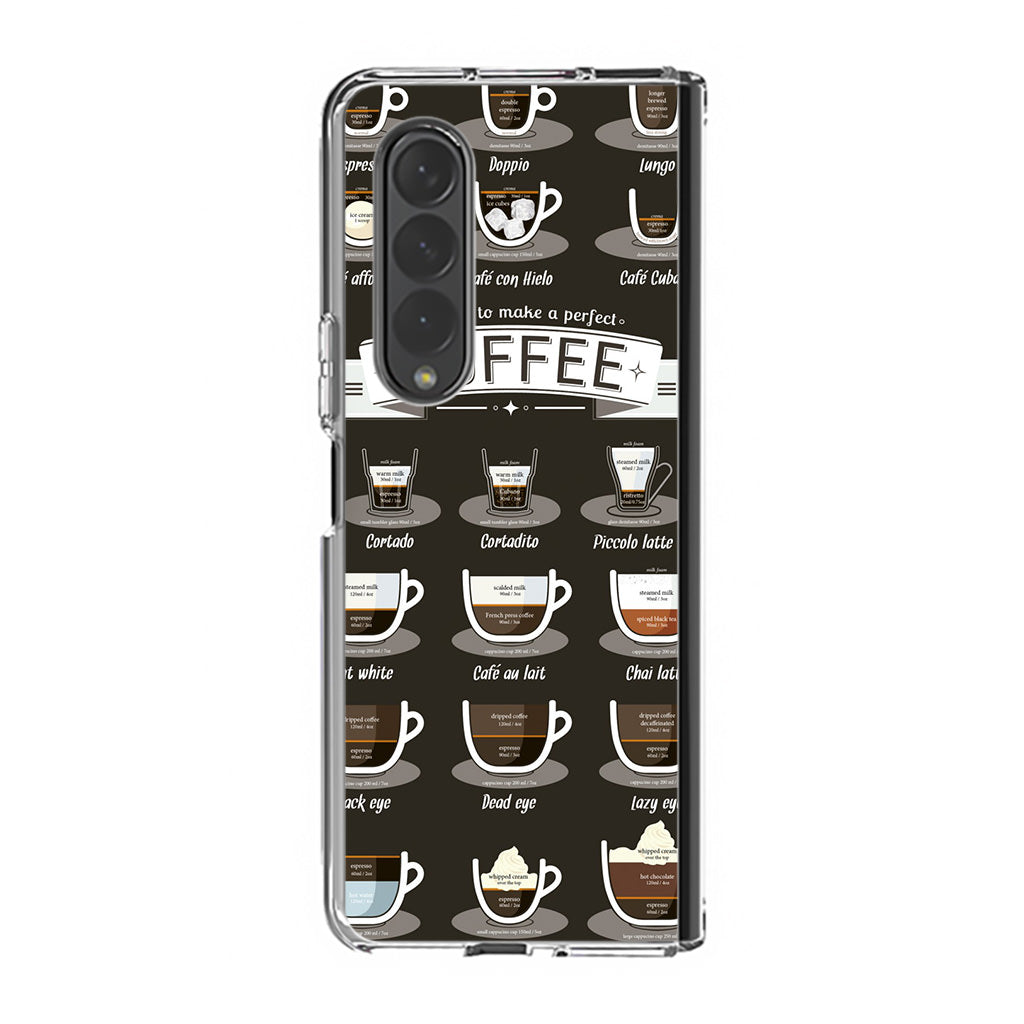 OK, But First Coffee Samsung Galaxy Z Fold 3 Case