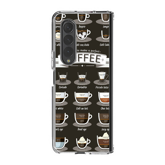 OK, But First Coffee Samsung Galaxy Z Fold 4 Case