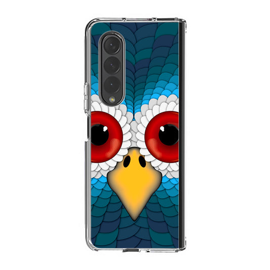 Owl Art Samsung Galaxy Z Fold 3 Case