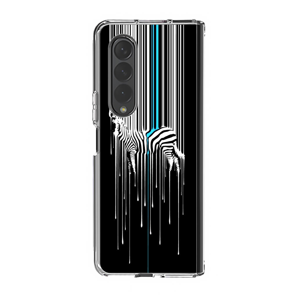 Painting Zebra Samsung Galaxy Z Fold 3 Case