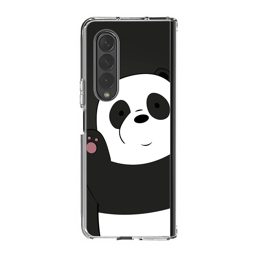 Pan Pan We Bare Bears Samsung Galaxy Z Fold 4 Case