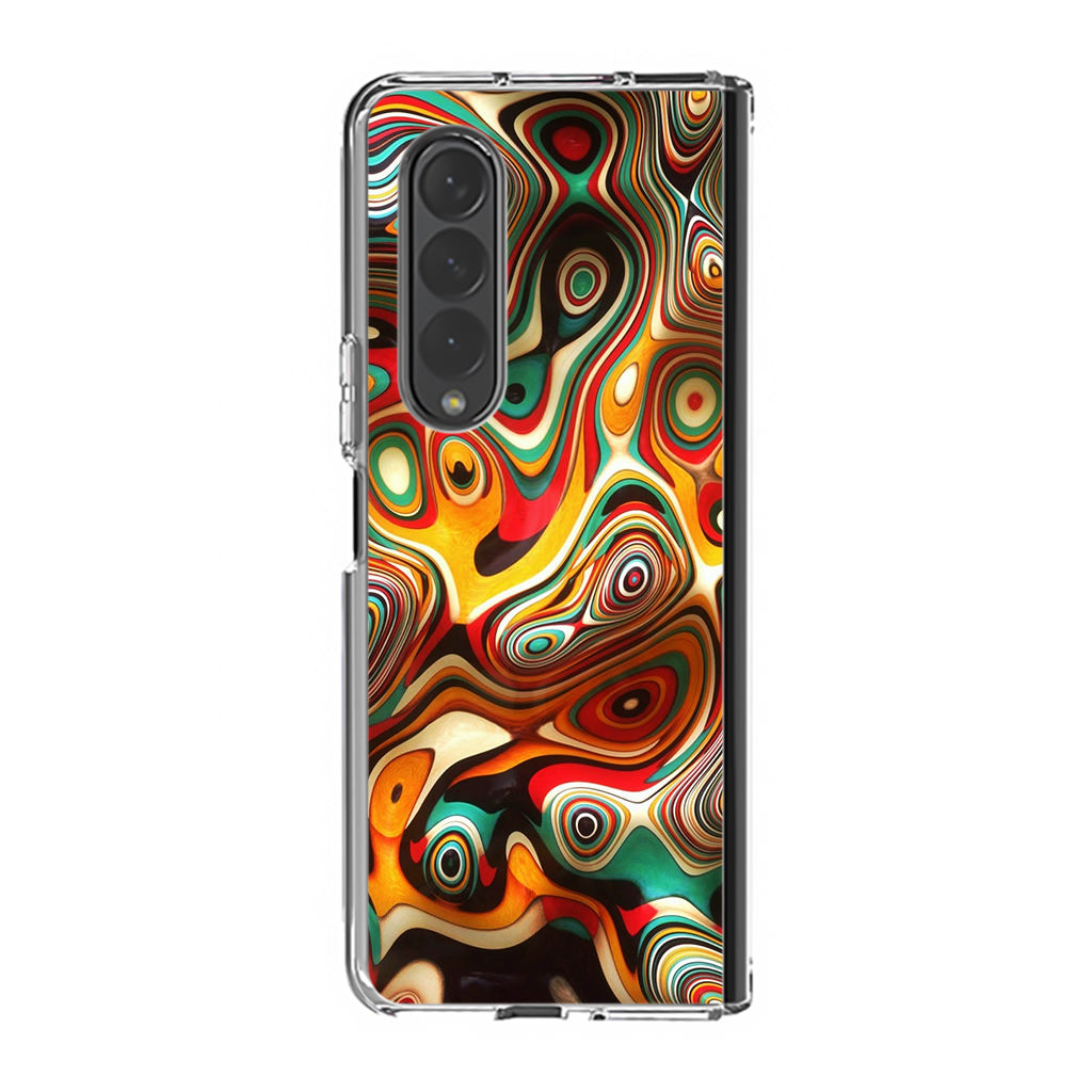 Plywood Art Samsung Galaxy Z Fold 3 Case