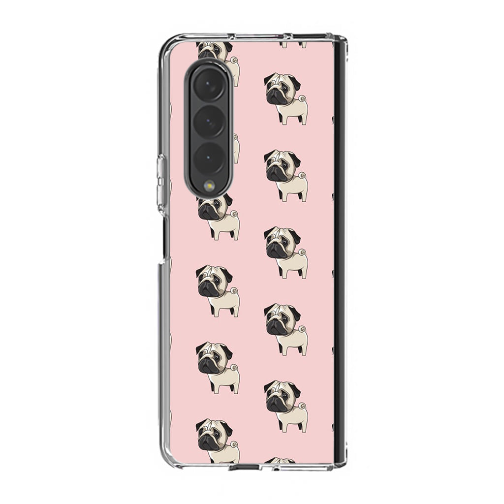 Pugs Pattern Samsung Galaxy Z Fold 3 Case