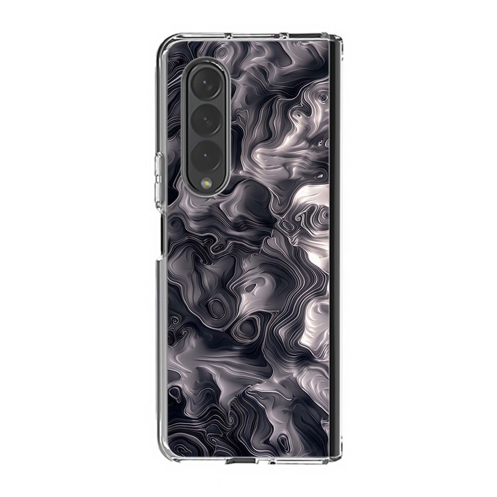 Quicksilver Abstract Art Samsung Galaxy Z Fold 3 Case