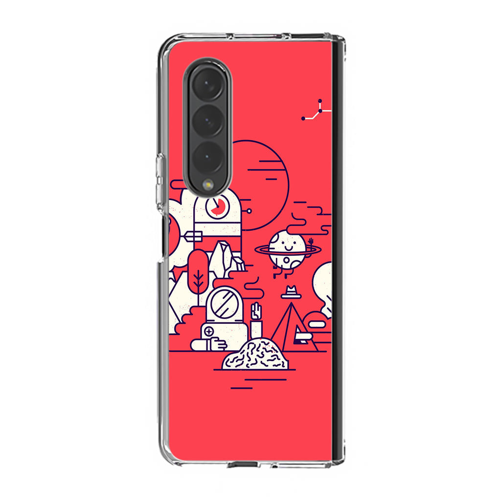 Red Planet Samsung Galaxy Z Fold 3 Case