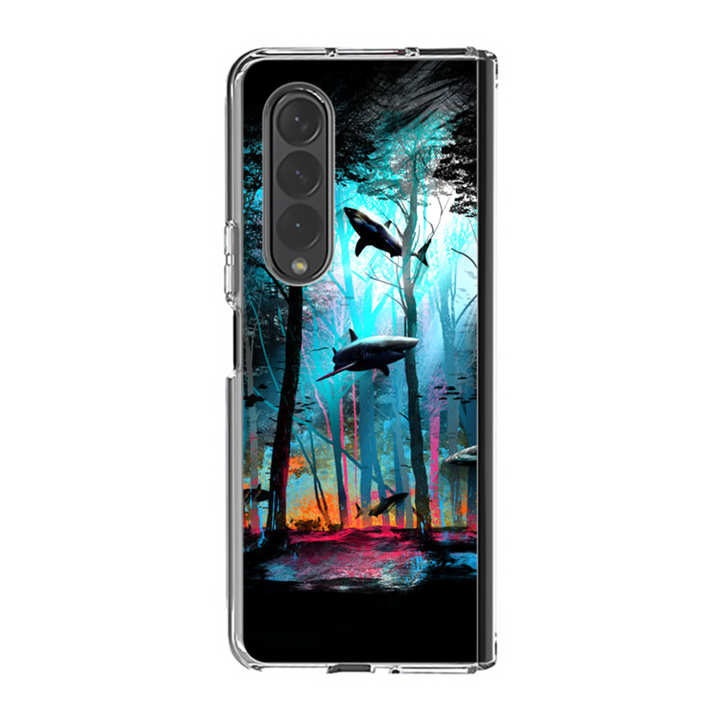 Shark Forest Samsung Galaxy Z Fold 3 Case