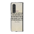 Sirius Black Quote Samsung Galaxy Z Fold 3 Case