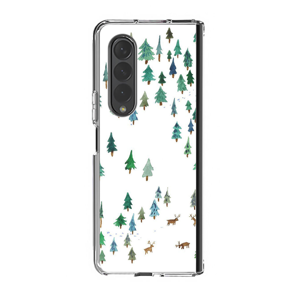 Snow Everywhere Samsung Galaxy Z Fold 3 Case