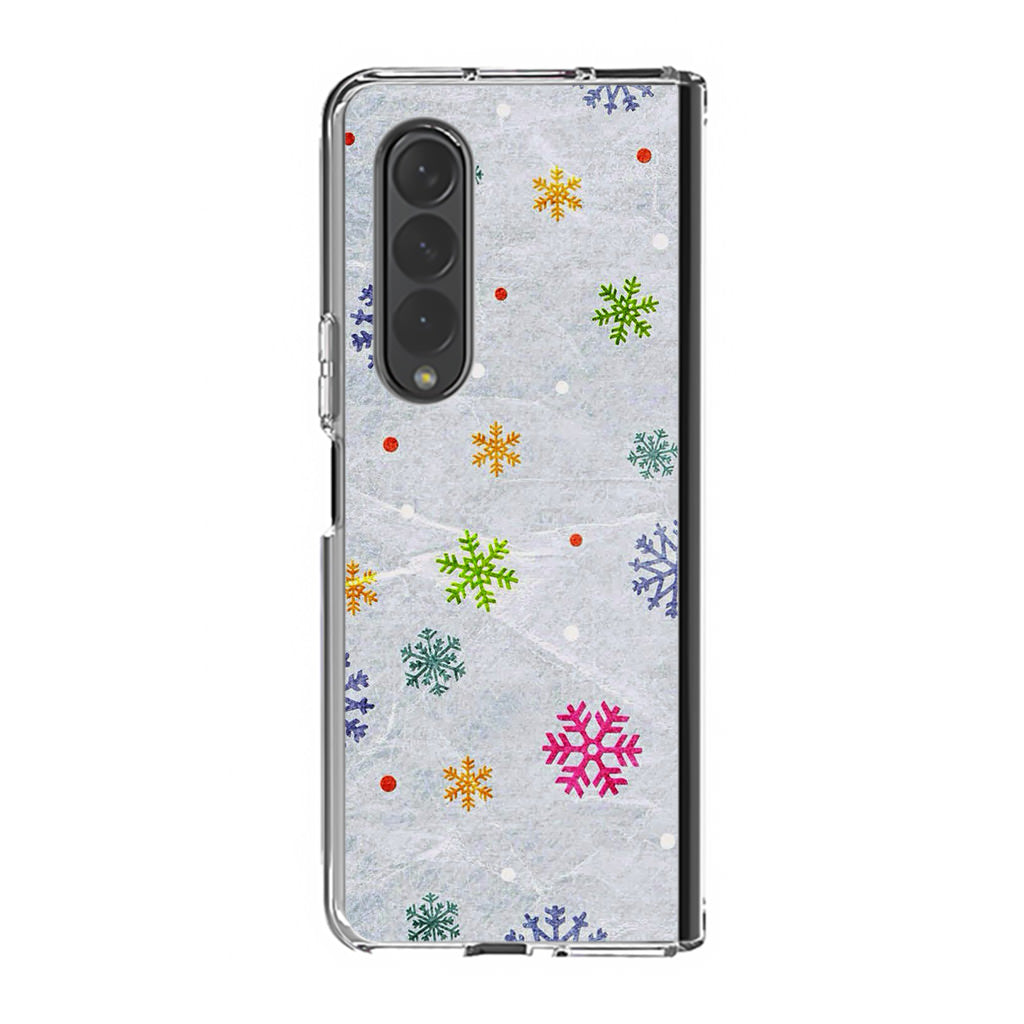 Snowflake Samsung Galaxy Z Fold 3 Case