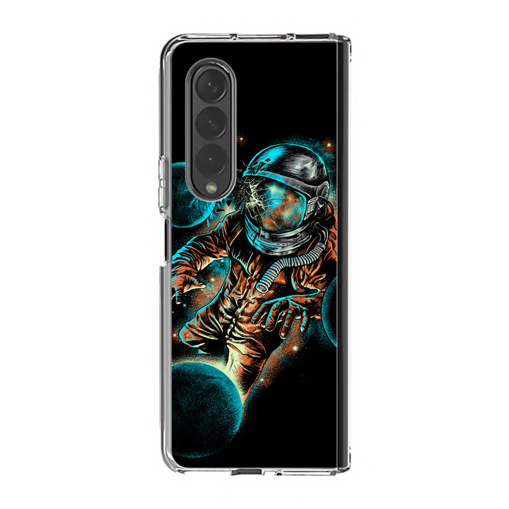 Space Impact Samsung Galaxy Z Fold 3 Case