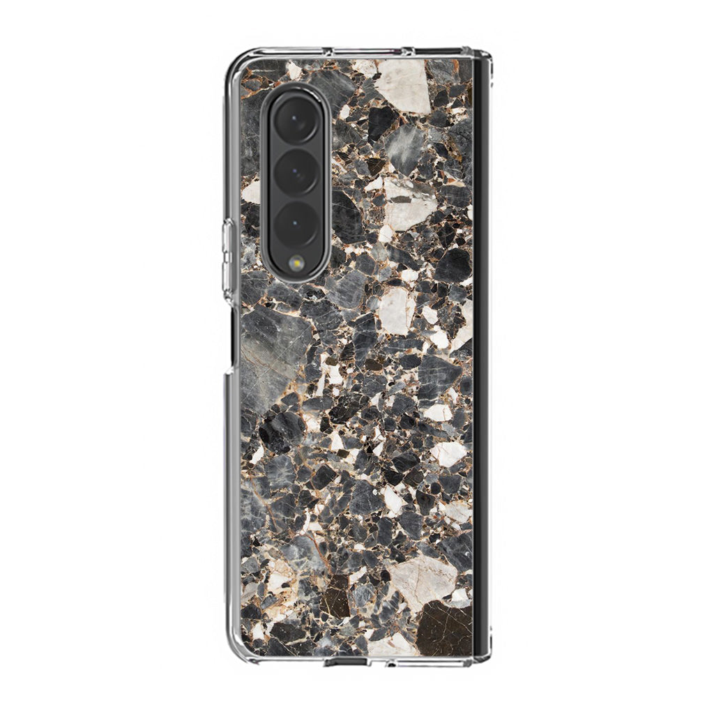 Stone Pattern Marble Samsung Galaxy Z Fold 3 Case