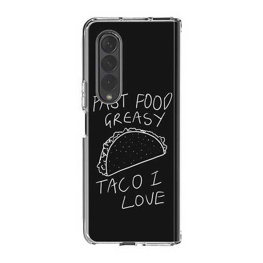 Taco Lover Samsung Galaxy Z Fold 3 Case