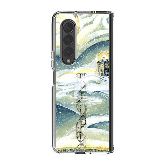 Tardis Cloud Samsung Galaxy Z Fold 3 Case