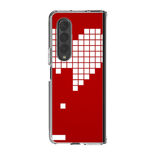 Tetris Heart Samsung Galaxy Z Fold 3 Case