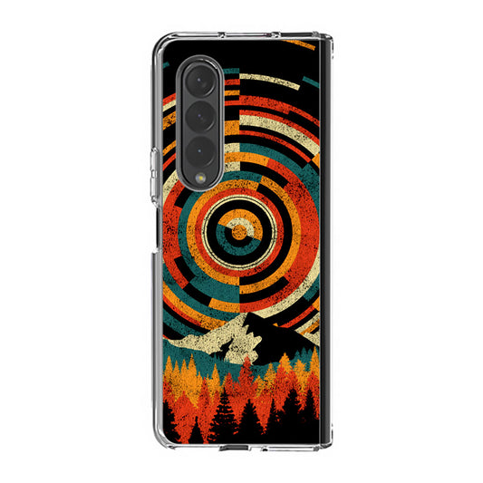 The Geometry Of Sunrise Samsung Galaxy Z Fold 3 Case