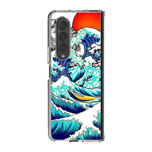 The Great Wave off Kanagawa Samsung Galaxy Z Fold 4 Case