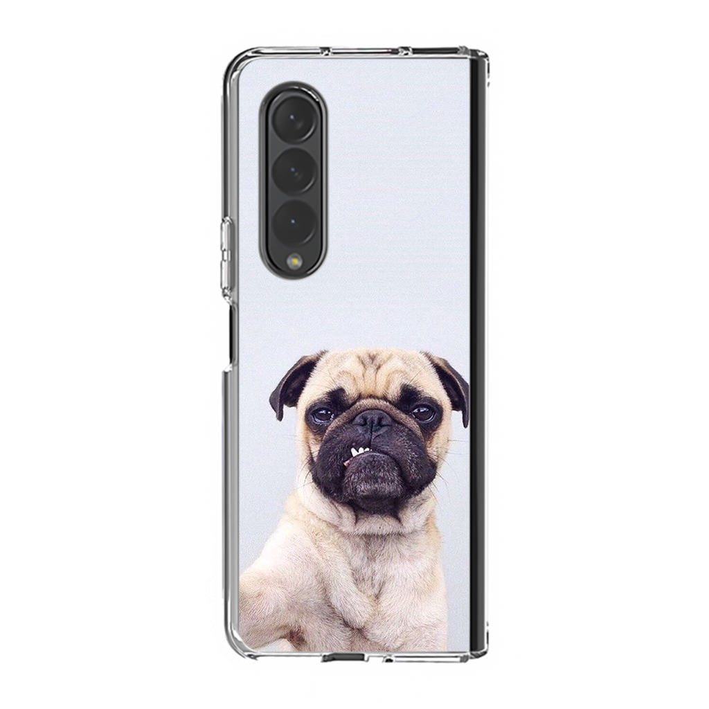 The Selfie Pug Samsung Galaxy Z Fold 3 Case