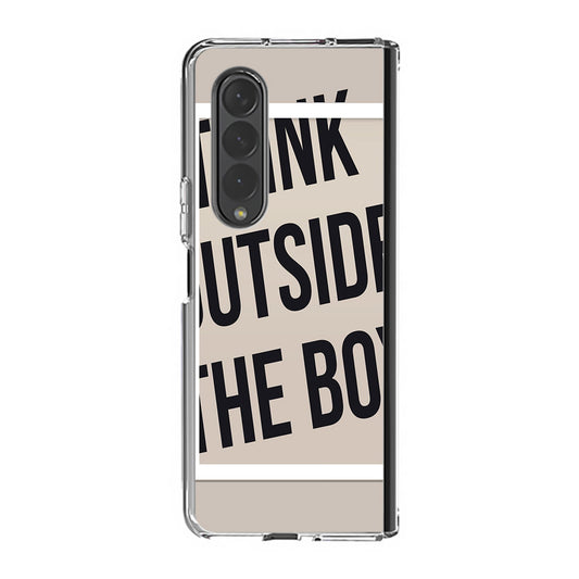 Think Outside The Box Samsung Galaxy Z Fold 3 Case