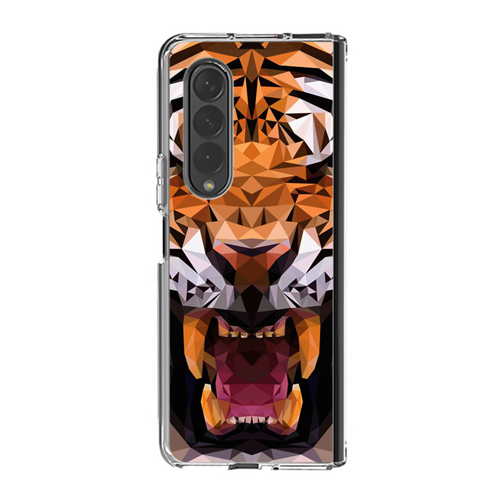 Tiger Polygon Samsung Galaxy Z Fold 4 Case