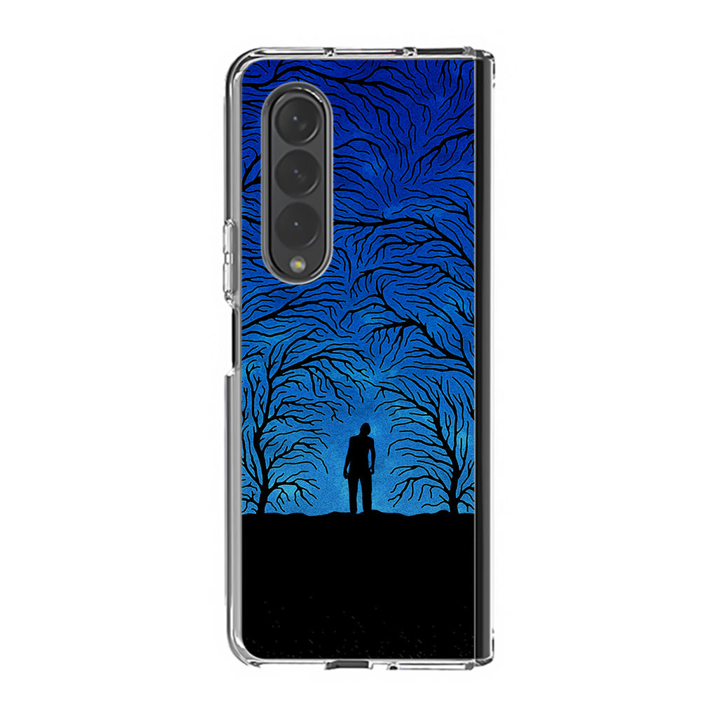 Trees People Shadow Samsung Galaxy Z Fold 3 Case