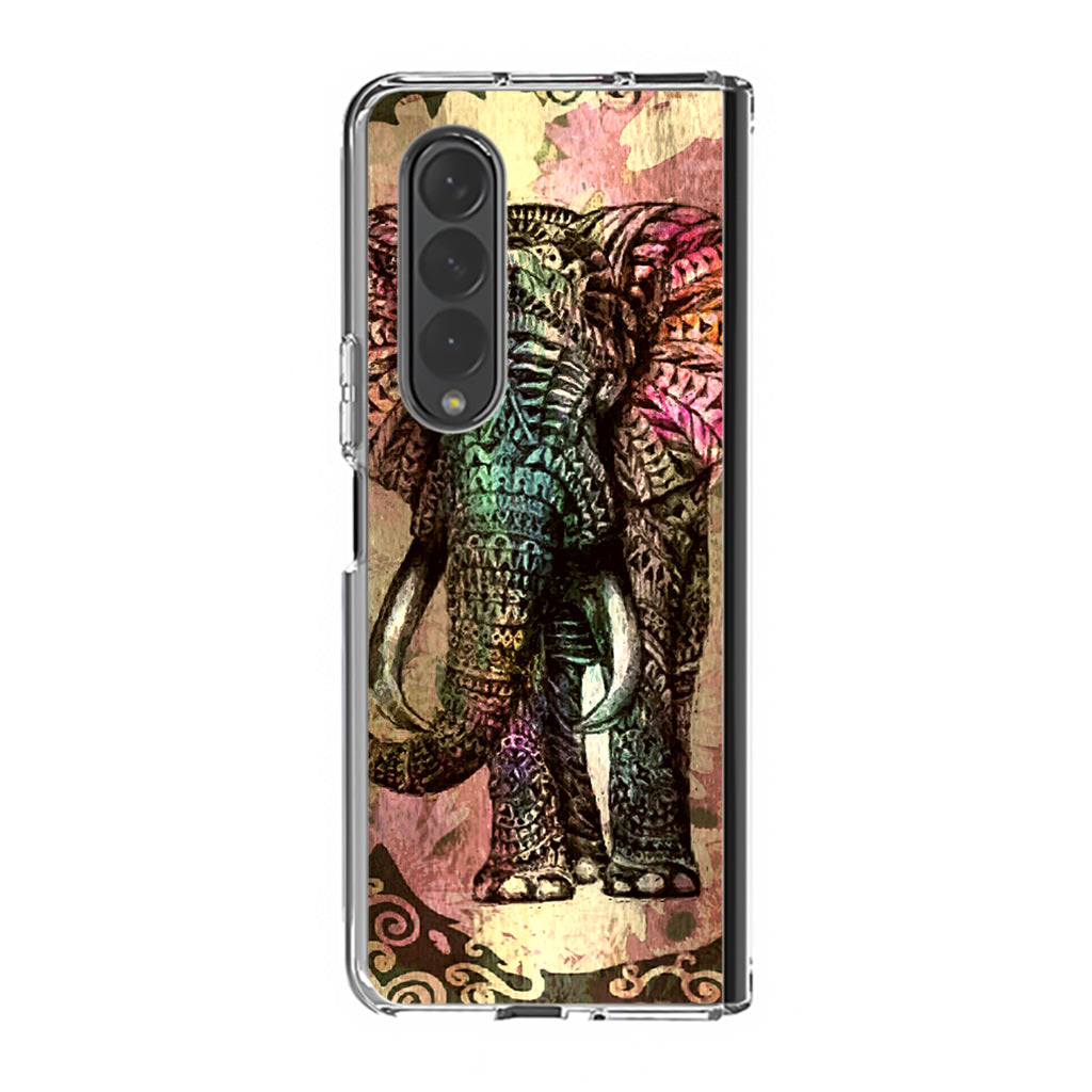 Tribal Elephant Samsung Galaxy Z Fold 3 Case