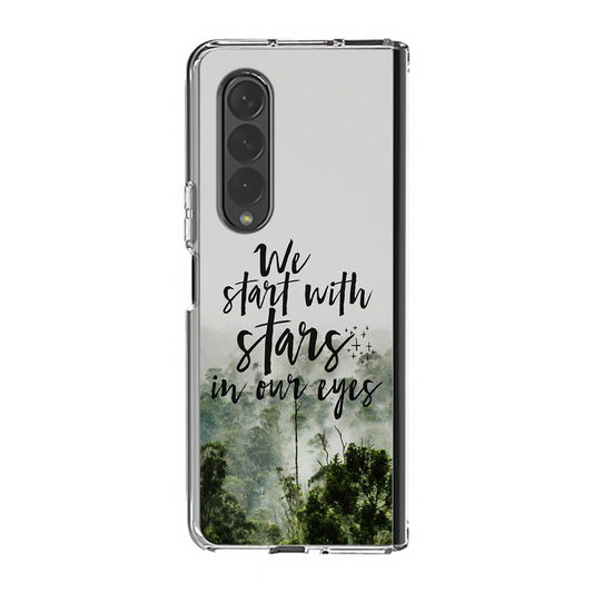 We Start with Stars Samsung Galaxy Z Fold 3 Case