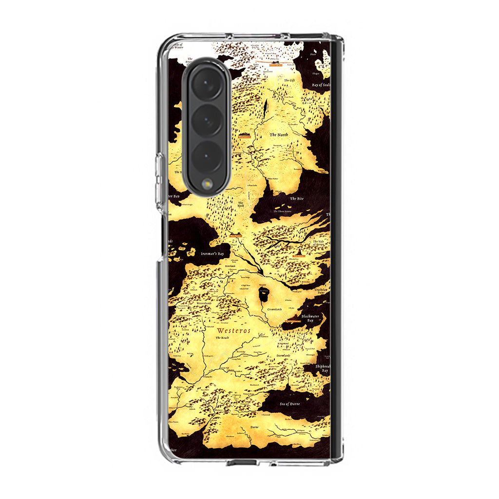 Westeros Map Samsung Galaxy Z Fold 3 Case