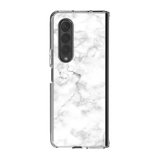 White Marble Samsung Galaxy Z Fold 3 Case