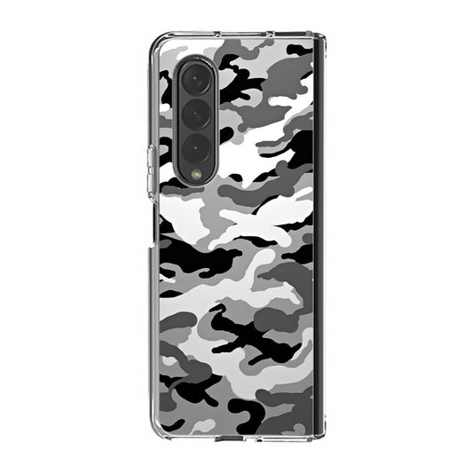 Winter Army Camo Samsung Galaxy Z Fold 3 Case