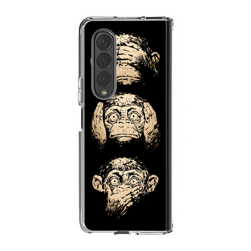 3 Wise Monkey Samsung Galaxy Z Fold 3 Case