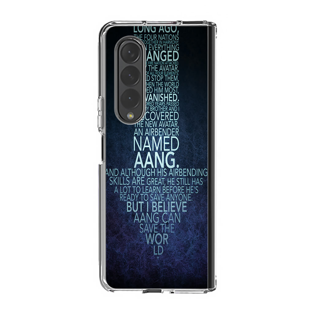 Avatar Quotes Samsung Galaxy Z Fold 3 Case