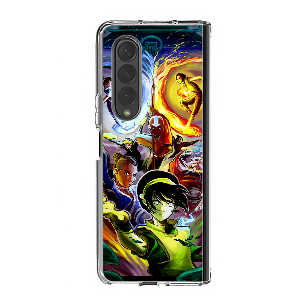 Avatar The Last Airbender Characters Samsung Galaxy Z Fold 3 Case