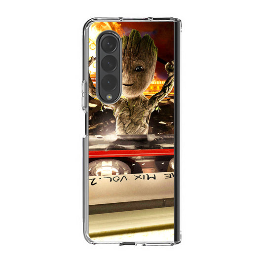 Baby Groot Mix Vol 2 Samsung Galaxy Z Fold 3 Case