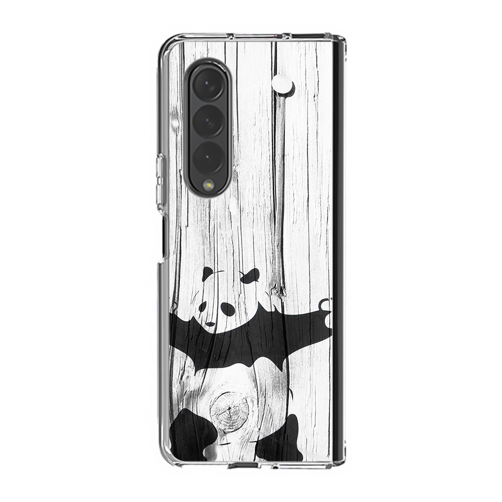 Banksy Graffiti Panda Samsung Galaxy Z Fold 3 Case