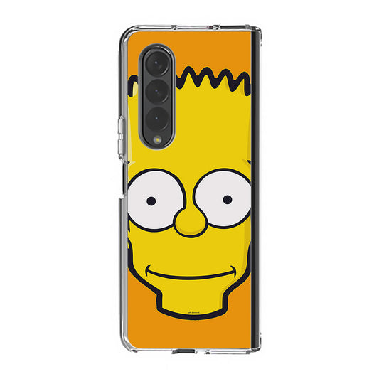 Bart Yellow Face Samsung Galaxy Z Fold 3 Case