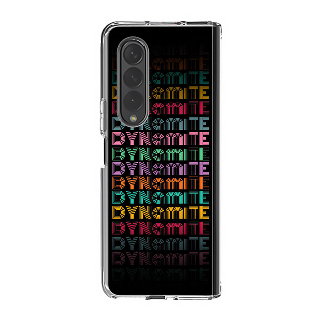 BTS Dynamite Samsung Galaxy Z Fold 3 Case