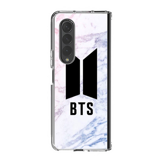 BTS Marble Samsung Galaxy Z Fold 3 Case