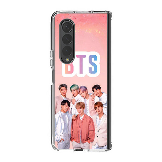 BTS Member in Pink Samsung Galaxy Z Fold 3 Case