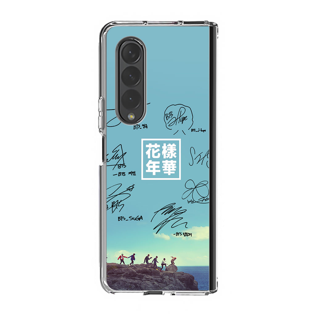 BTS Signature Samsung Galaxy Z Fold 3 Case