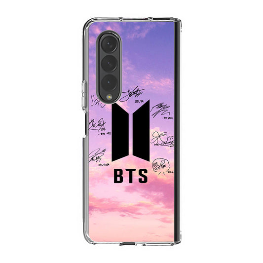 BTS Signature 2 Samsung Galaxy Z Fold 3 Case