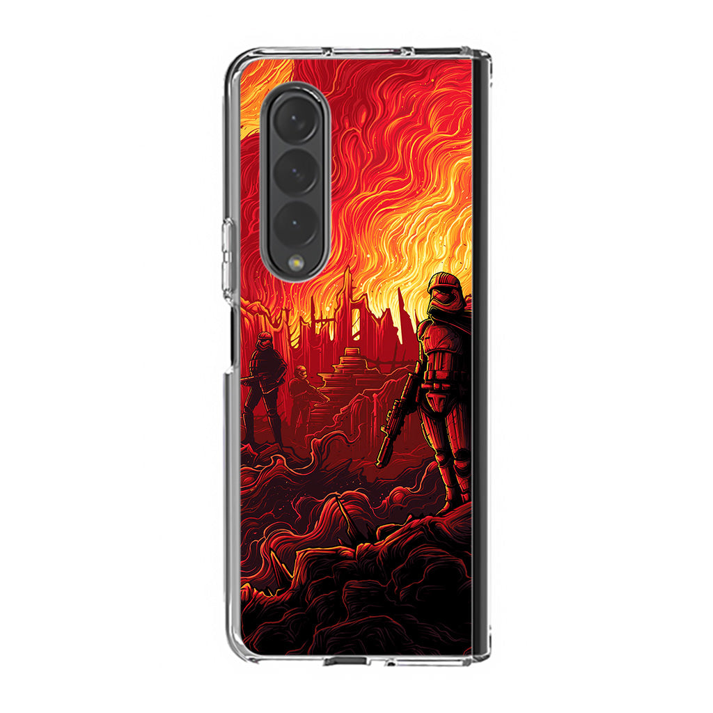 Captain Phasma Art Samsung Galaxy Z Fold 3 Case