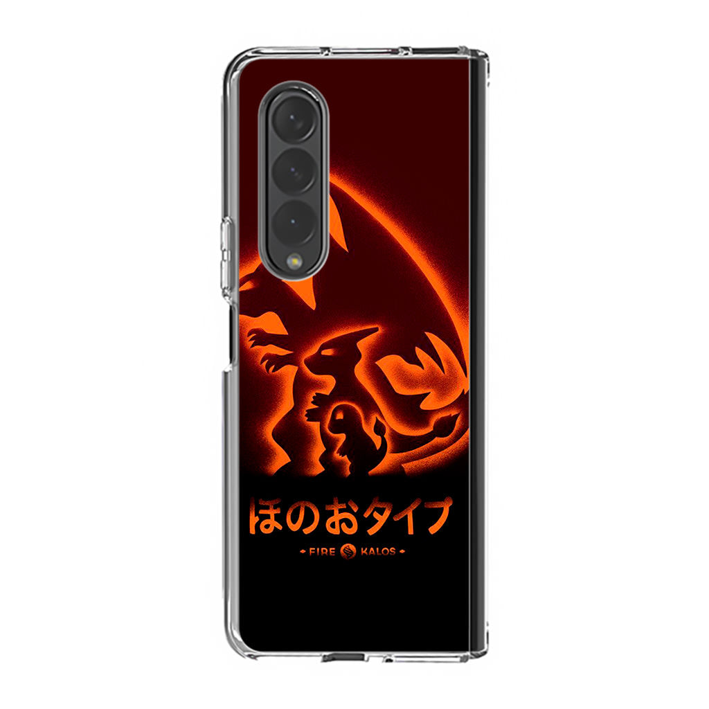 Charmander Charizard Samsung Galaxy Z Fold 3 Case