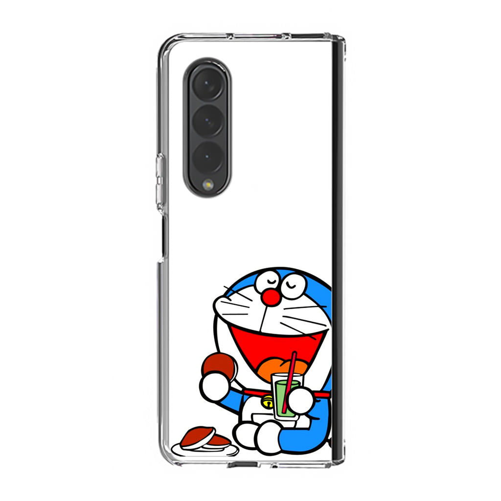 Doraemon Minimalism Samsung Galaxy Z Fold 3 Case