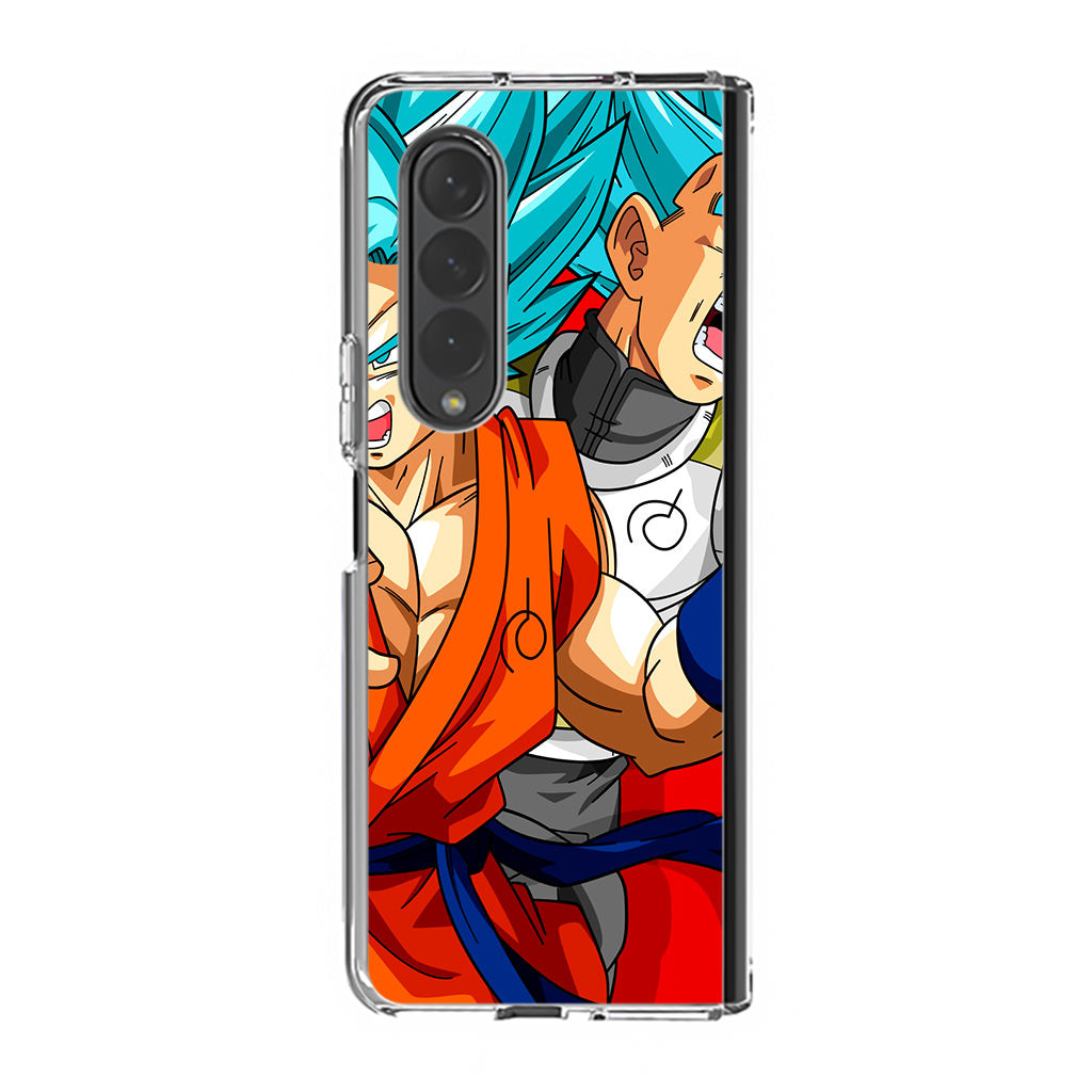 Dragon Ball Super SSGSS Goku And Vegeta Samsung Galaxy Z Fold 3 Case