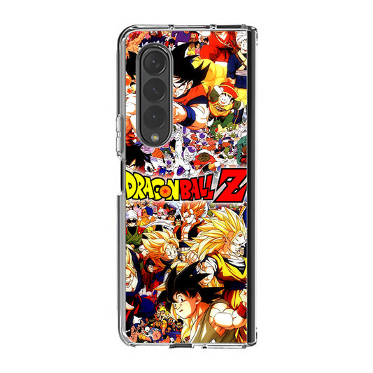 Dragon Ball Z All Characters Samsung Galaxy Z Fold 3 Case